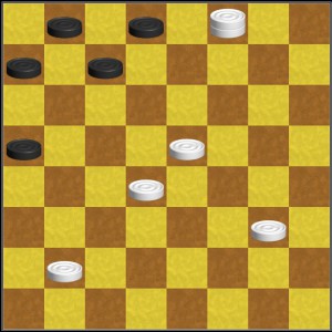 Правила игры в шашки - превращение в дамку