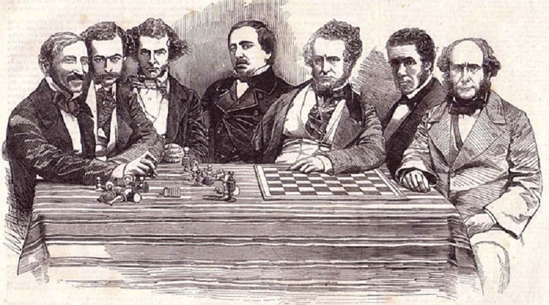 Андерсен в турнире 1851г.
