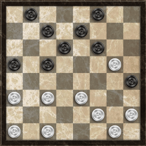 Комбинация в шашках 3