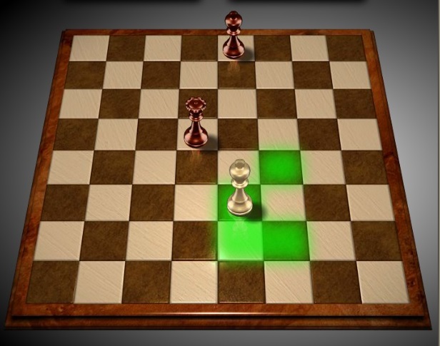 Правила игры в шахматы. Битые поля