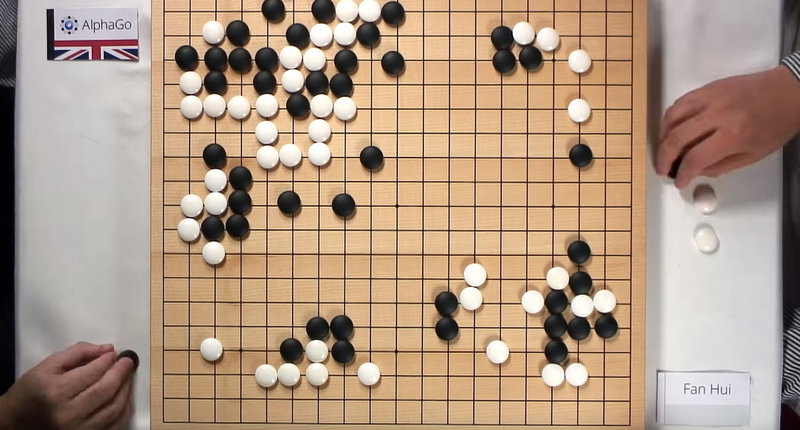 Искусственный интеллект AlphaGo созданный Google обыграл Го чемпиона.